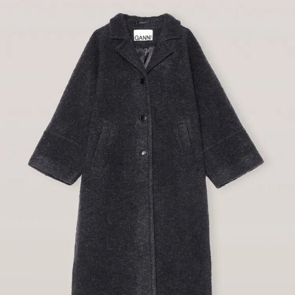 Ganni Jackets & Blazers - GANNI Oversized Boucle Coat